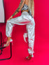 SILVER TONE pants "ILUMINOS" K679